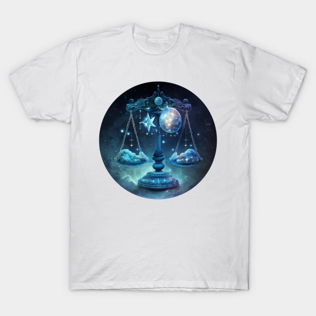 Libra Zodiac Sign T-Shirt by Jabir